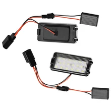 

2PCS LED Tail Number License Plate Lights Lamps Error Free For Seat Ibiza 6L Ab For Seat Altea CORDOBA/LEON/Toledo III 2004-2009