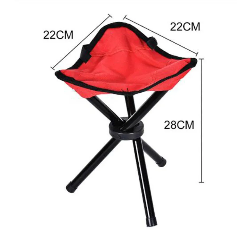 Chair Portable Lightweight Folding Camping Hiking Foldable Stool Tripod Chair Seat For Fishing Festival Picnic BBQ Beach New portable camping chair