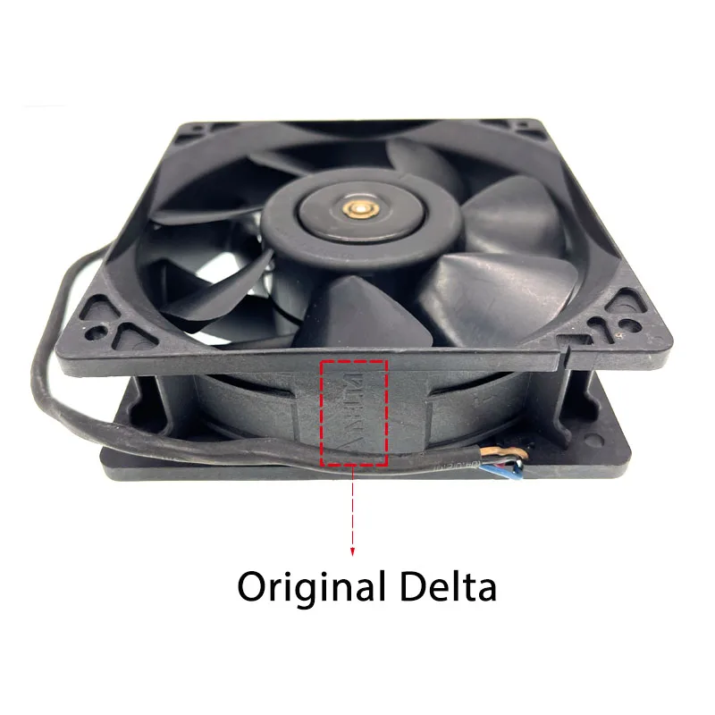 Ventilador de mineração delta qfr12gue, original, alta