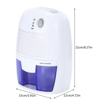 

Home Kitchen Mini Portable Electric Bedroom Drying Moisture Absorber Air Room Dehumidifier Low Noise Quiet Air Dryer