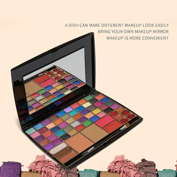 

63 Color Eye Shadow Blush Repair Powder Set With Eyeshadow Brush Waterproof And Non-smudge Long Lasting Eyeshadow Palette