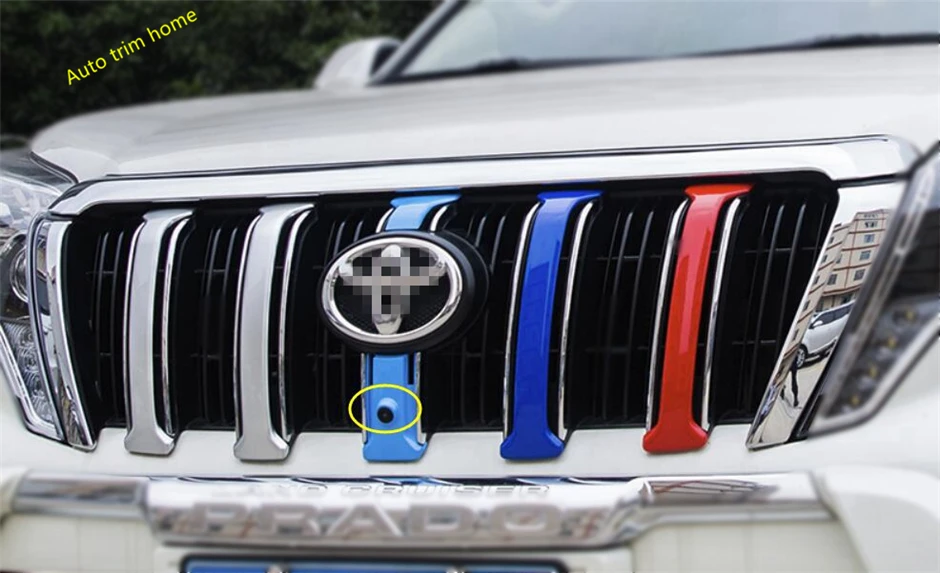 Lapetus Красочные Передняя решетка гриль крышка отделка Подходит для Toyota Land Cruiser Prado