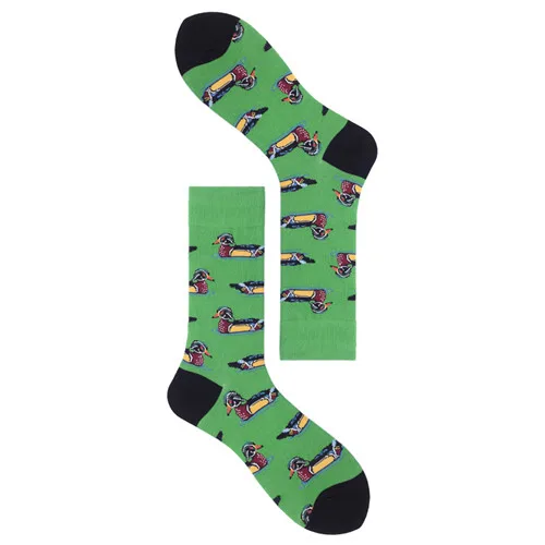 Новые мужские дизайнерские носки забавные суши дизайн свадебные подарки чесаные хлопковые Дышащие Модные уличные спортивные нейтральные носки - Цвет: Y012