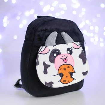 

Children's backpack with a "Cow" pocket with a gingerbread 22x17 cm