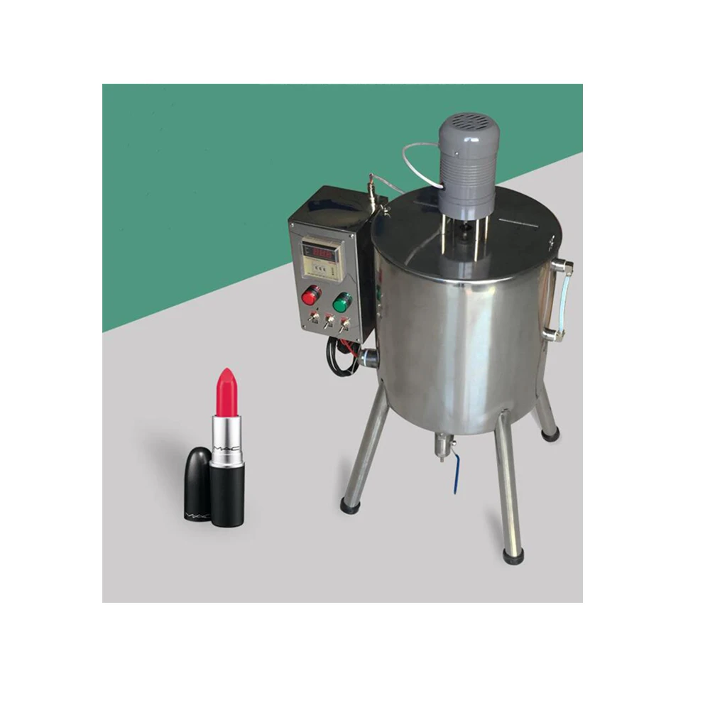 Manual Cream Paste Lipstick Lip Balm Stirring Heating Filling Machine