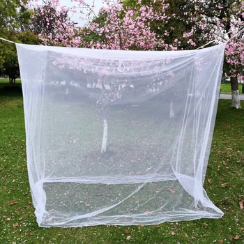 

200x200x180cm Outdoor Camping Mosquito Net Repellent Tent Insect Reject 4 Corner Post Canopy Bed Outdoor Net for Camping Fishing