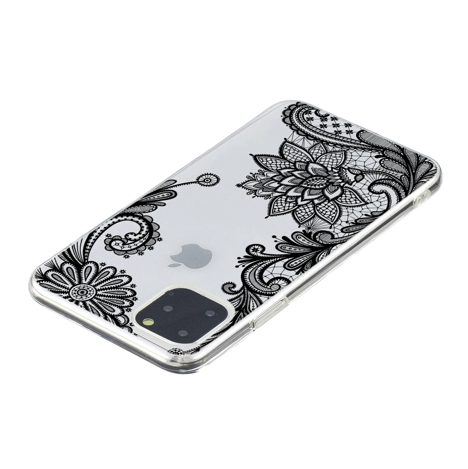 YIKS Телефон чехол для iPhone 6 6s 7 8 Plus X XR XS 11 Pro Max 5 5S SE цветок лист Мягкий ТПУ силиконовый чехол для iPhone 11 телефона Etui