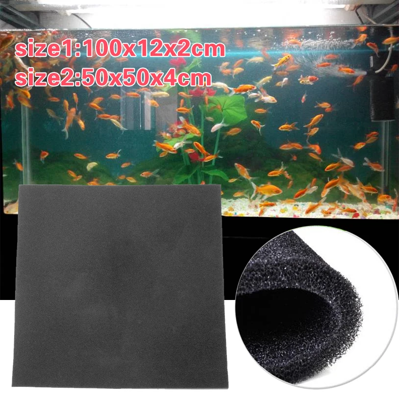 В аквариуме Sponge Pad 50x50 см биохимический фильтр фильтрации хлопок