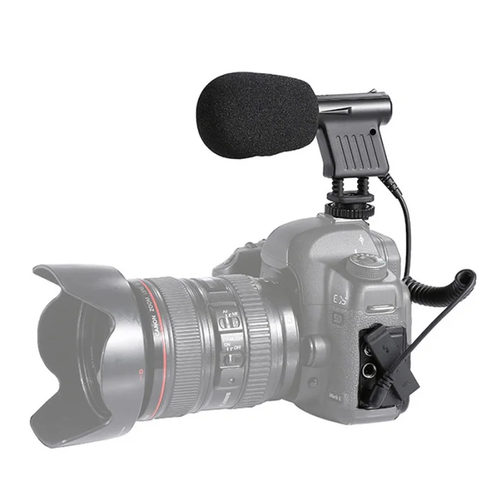 Мини микрофон интервью вещания направленный конденсатор для DSLR камер видеокамеры Запись GV99