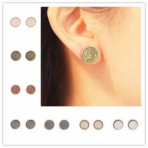 1Pair of Touch the Soul Gold and Silver Plated Leave Crystal Drop Dangle Earrings Fashion Statement Jewelry for Women|crystal dangle earrings|dangle