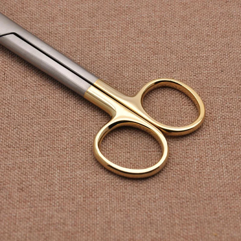 Нержавеющая сталь марлевые бандажные ножницы золотые ручки перевязочные хирургические ножницы бытовые гипсовые ножницы для медсестры