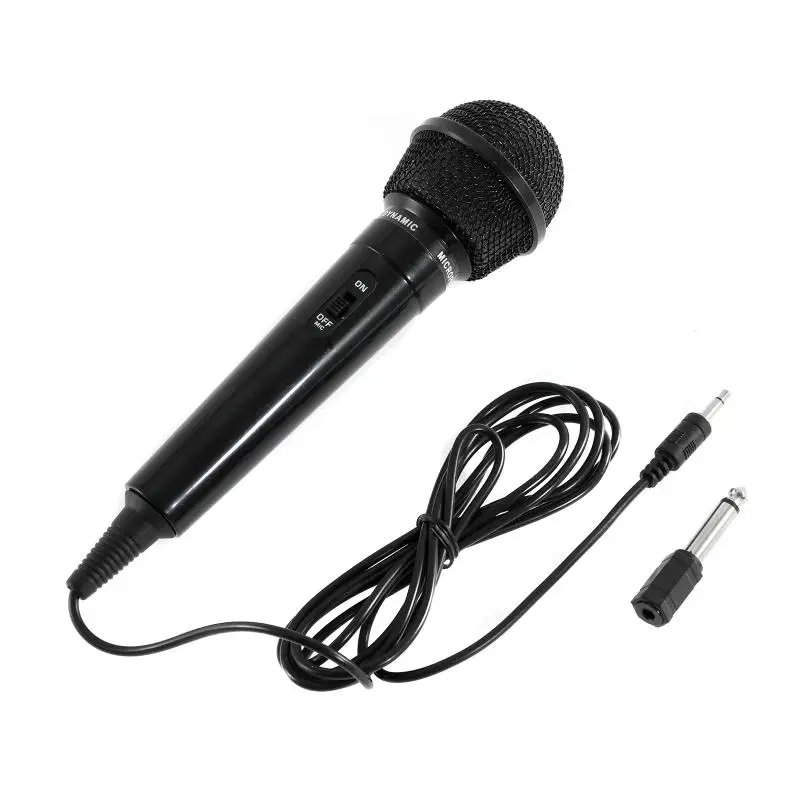 microphone for computer Universal 3.5mm Wired Microphone Protable Performance Public Transmitter KTV Karaoke Recording Handheld Megaphone Black Silver headphones with mic Microphones