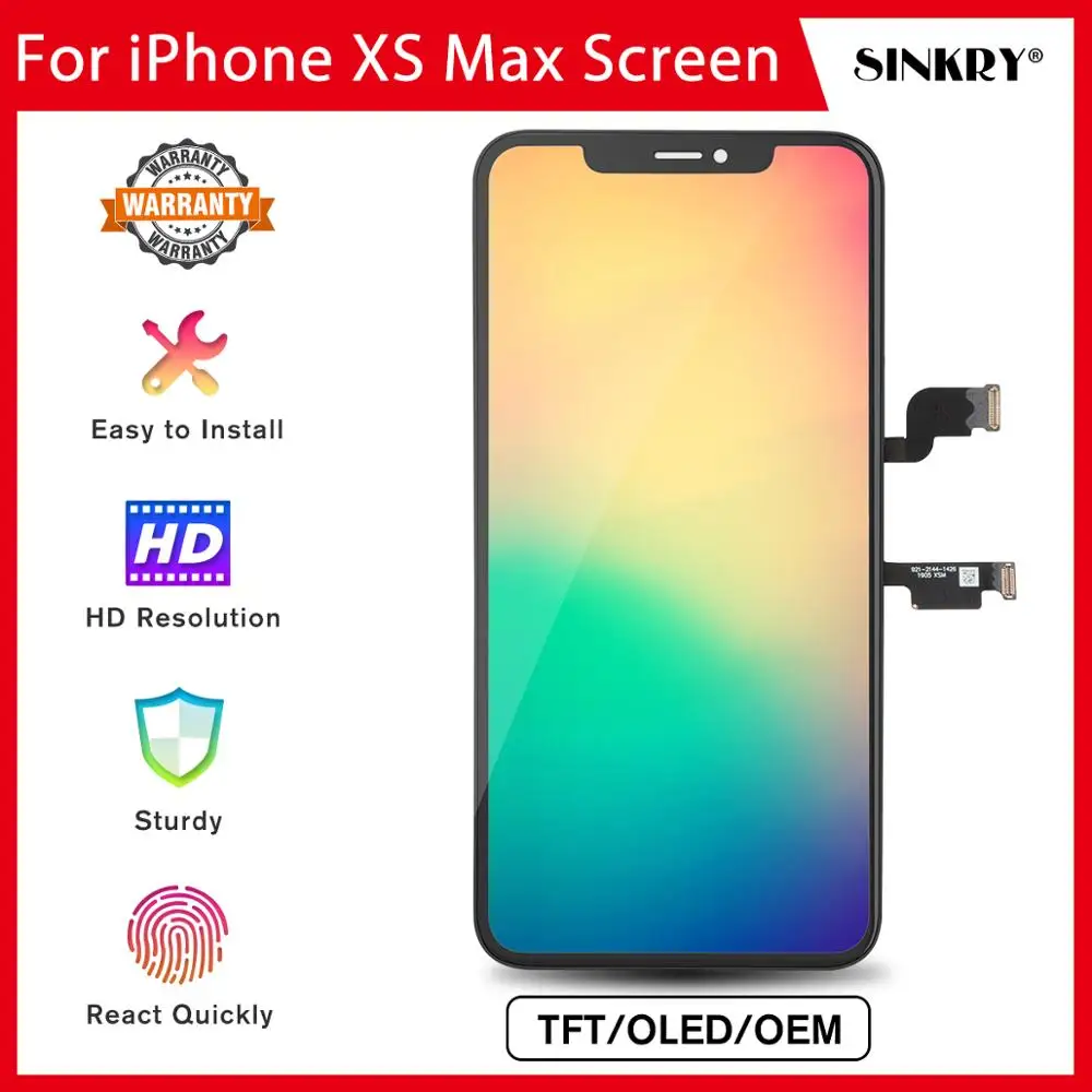 

1 Piece Grade AAA Replacement Screen LCD For iPhone XS Max OLED Display