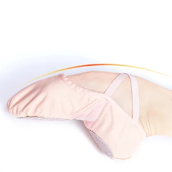 

Ballet shoes, gymnastics, women's dance, high elasticity leather sole, soft Ballet shoes