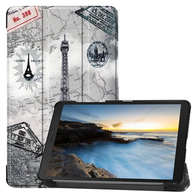 D Чехол-подставка для samsung Galaxy Tab A 8,0 дюймов S-ручка чехол на магните для samsung SM-P200 SM-P205 SM-T290 SM-T295 Fundas A20 - Цвет: D
