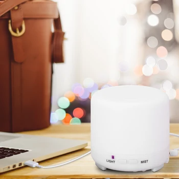 

2358YK USB 5V 120ML Colorful RGB Aroma Diffuser with Black Controller US Plug PAK55