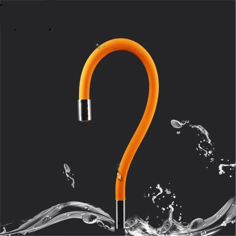 

Flexible Hose Silicone Tube 360 degree Water Tap Filter General Interface Kitchen Faucet Accessories