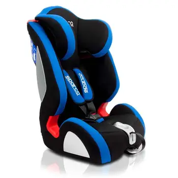 

Sparco child chair F1000k groups 1 + 2 + 3 blue 9 months-12 years