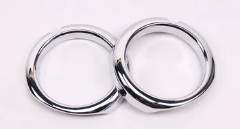 

2 Pcs Brand New ABS Chrome Car Front Fog Light Lamp Cover Trims For Mitsubishi Outlander 2016 Car Styling Auto Accessories