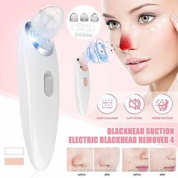 

Blackhead Remover Face Deep Nose Cleaner T Zone Pore Acne Pimple Removal Vacuum Suction Facial Diamond Beauty Clean Skin Tool
