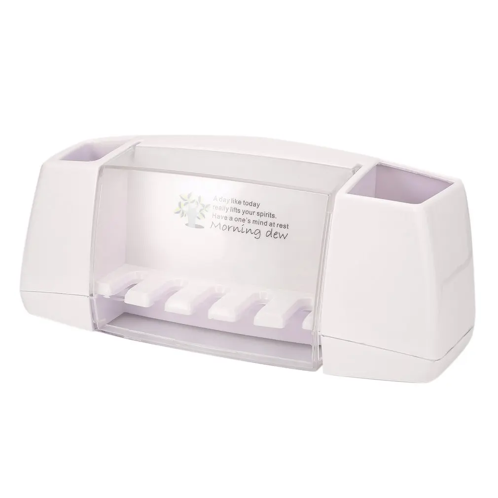 

Practical Creative Strength Of Paste Type Multifunctional ToothpasteToothbrush Holder Bathroom Storage Rack