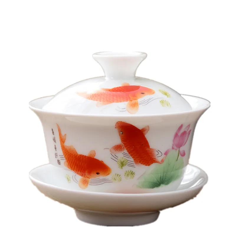 WHYOU-Mini Tea Tureen Cup of Tea, Chinese Style, High Quality Tableware, Tea Set, Kung Fu Accessories, 80ml