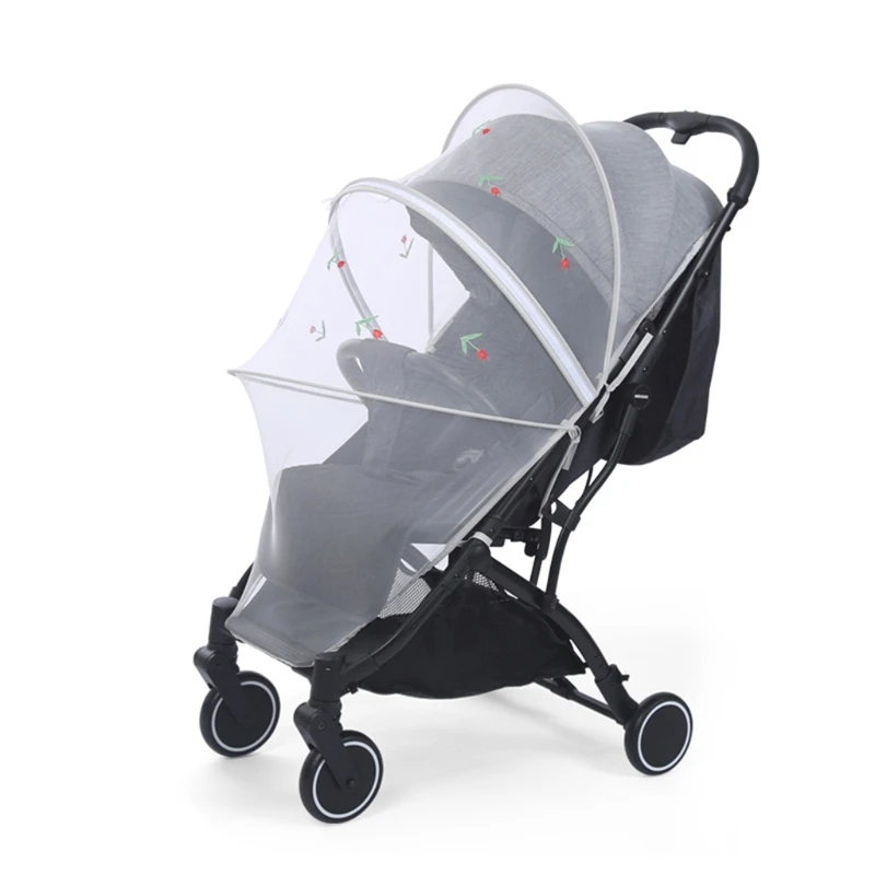 Universal Safe Children Crib Net Baby Pushchair Anti-bug Netting Infant Protection Mesh Stroller Accessories baby trend sit and stand stroller accessories	