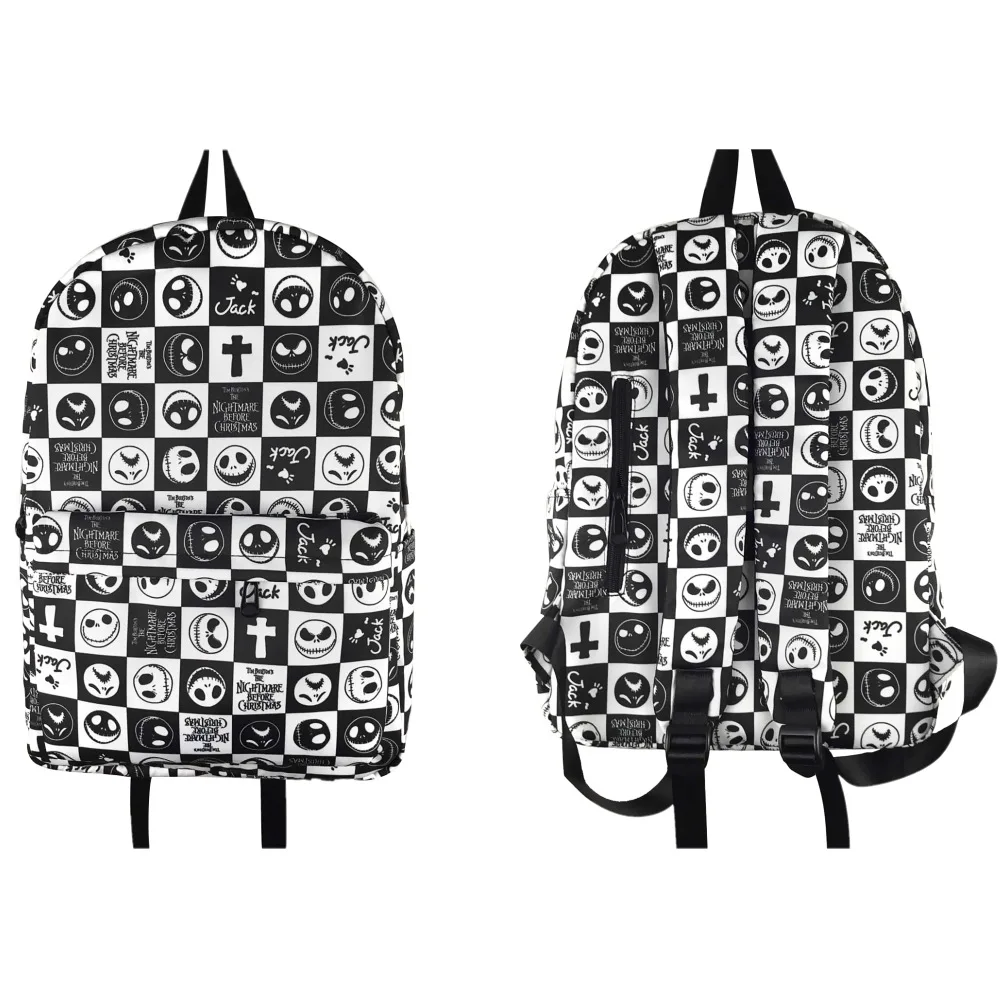 Аниме Кошмар перед Рождеством рюкзак Джек Подростковые Сумки для книг сумка на плечо для ноутбука рюкзак для мальчиков и девочек школьные сумки - Цвет: BB