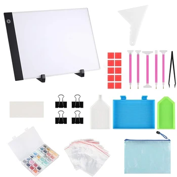

A4 LED Light Pad for Diamond Painting Artists Drawing Sketching Animation Stencilling, USB Powered (A4)