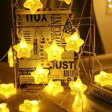 1.5M 10LED Led Shy Expression Star Light String Cute Smile Color Lights Ins Photo Wall Girl Heart Net Red Bedroom Decoration 1.5M 10LED Led Shy Expression Star Light String Cute Smile Color Lights Ins Photo Wall Girl Heart Net Red Bedroom Decoration