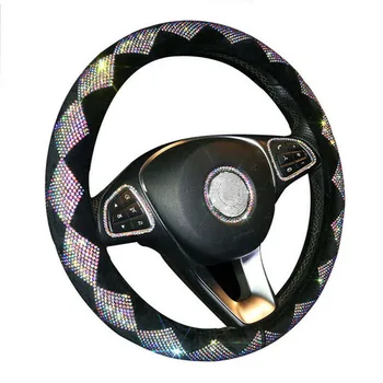 

Handbrake cover Steering Wheel Cover Universal Sparkle Luxury Accessories