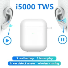 I5000 TWS Bluetooth 5,0 наушники Pop Up 1:1 Реплика Air 2 Наушники i5000 TWS Беспроводной зарядки наушники PK i12 i500 i9999 TWS draadloze oordopjes ecouteur sans fil bluetooth fones de ouvido bluetooth