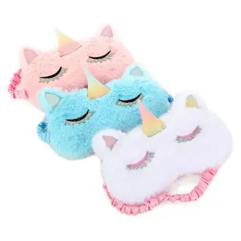 

Eye Masks Unicorn Design Sleep Eyeshade Lightweight Comfortable Super Soft Night Blindfold for Sleeping Travel Shift Work Naps
