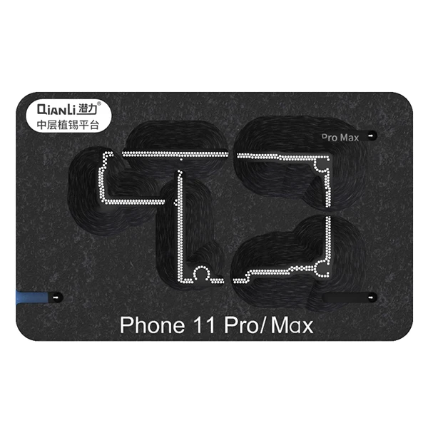 BGA трафарет для iPhone X/XS MAX/11/11 Pro/11 Pro Max материнская плата средний слой завод Оловянная платформа пайка сеть - Цвет: 11 Pro MAX