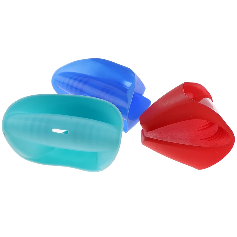 Non-slip Silicone Gloves Oven Heat Insulated Finger Gloves Cooking Microwave Gripper Pot Holder Kitchen Baking Tools
