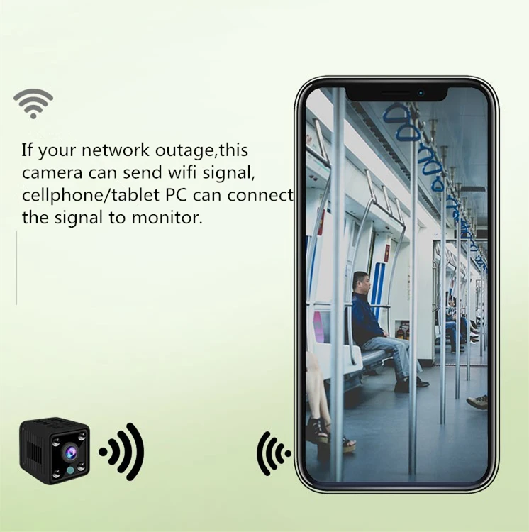 High quality HD 1080P micro invisible 360 wifi wireless night vision USB 32GB battery camera monito