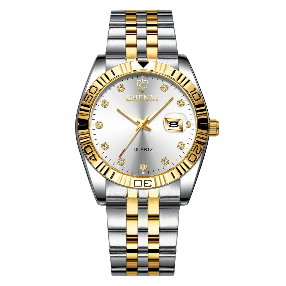 

TurnFinger 2020 Popular Top Craft Luxury Quality Luminous Diamond Date Simple Fashion Classic Beautiful Romantic Couple Watch