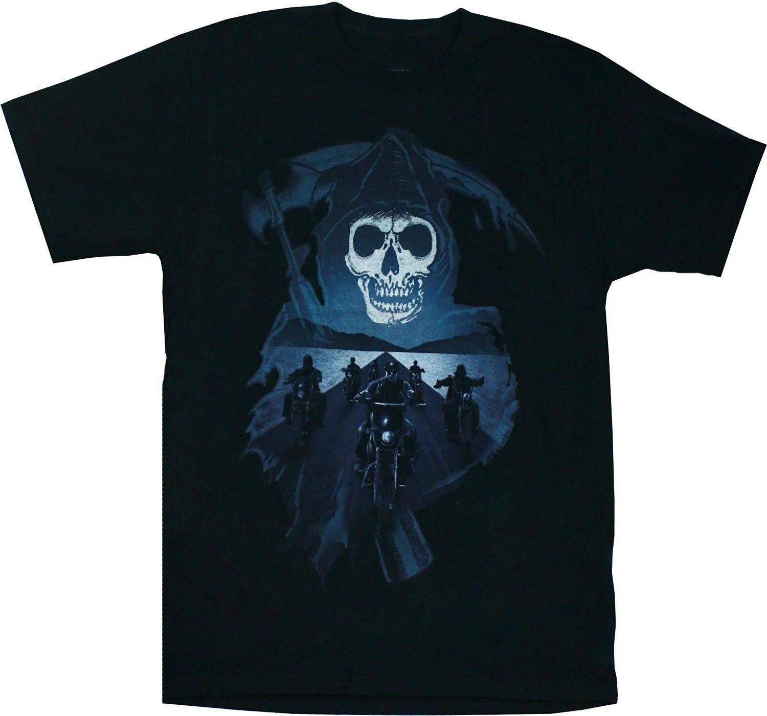 

Official Anarchy Sons Of Reaper And Desert Highway Adult T-Shirt -Jax Teller Tee Adult Summer Streewear Size:S-3Xl