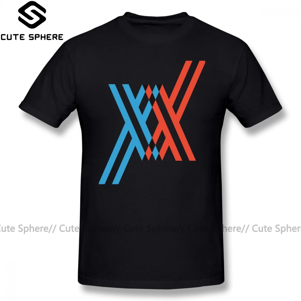 Najtaniej Franxx T Shirt darling in the Franxx XX koszulka z nadrukiem mężczyźni Tee Shirt niesamowite bawełna 6xl Streetwear z krótkim rękawem Tshirt