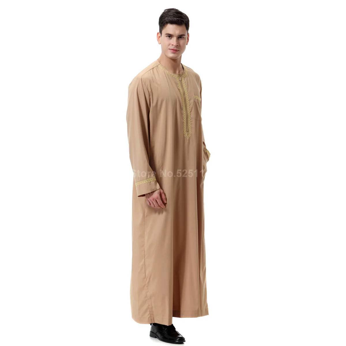 Мужская джубба Тобе Саудовская Аравия Исламская одежда мусульмане арабы кафтан Пакистан кафтан мусулман футболка с длинными рукавами одежда абайя