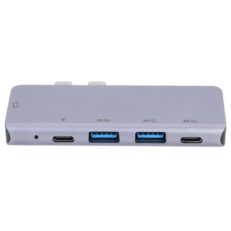 5 портов usb type C HUB USB-C до 4K 30Hz HDMI usb type-C адаптер Встроенная версия 5 в 1 компьютер ПК ноутбук сплиттер алюминиевый сплав