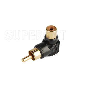 

Superbat Gilt RCA Male Plug to RCA Female Jack Connector Plug RF Coaxial Adapter