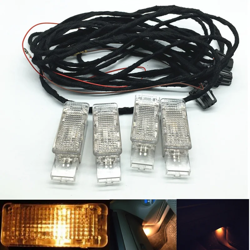 halogen Footwell Light Foot Step Lamp Cable Wiring harness For PASSAT B6 B7 B8 CC Golf 6 MK6 MK7 JETTA 5 MK5 Tiguan 7L0947415 | Автомобили