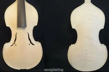 

Hand carved Baroque style SONG unfinished 4 string 4/4 violin,white violin#11206