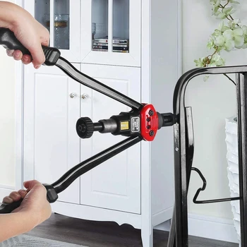 

Easy Automatic Rivet Tool Set Manual Riveting Tool Pull Cap Heavy Duty Hand Riveter TSH Shop