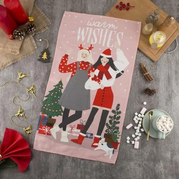 

Towel "Ethel" warm wishes 40x73 cm, 100% XL, twill 190 gr/M2 5135252