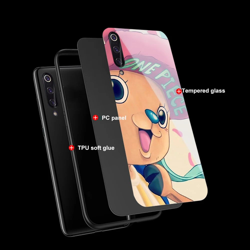 Чехлы для телефонов ciciber для Xiaomi 9 8 A2 6X MIX 2 2S PocoPhone F1 закаленное стекло чехол для Redmi Note 7 6 5 Pro Plus one piece Cute