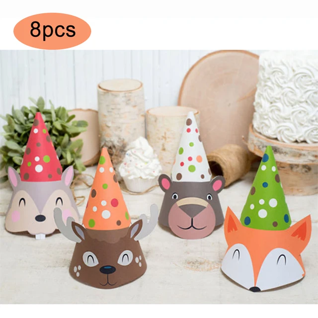 Jungle theme party hats Clearance