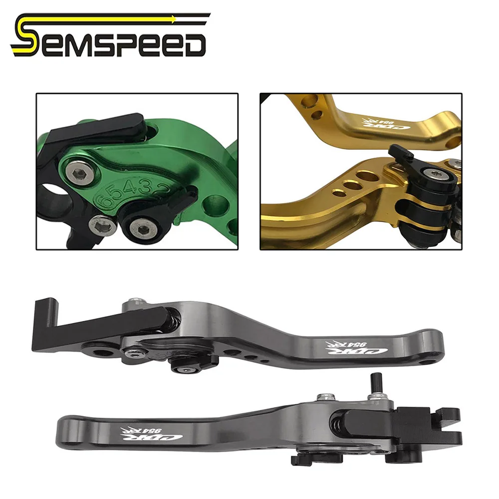 CBR600RR CBR954RR логотип мотоцикла CNC Короткие тормозные рычаги сцепления ручки для Honda