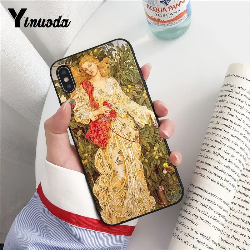 Yinuoda художественные картины Рождение Венеры клиента высокого качества чехол для телефона iPhone 8 7 6 6S Plus 5s SE XR X XS MAX Coque Shell - Цвет: A7
